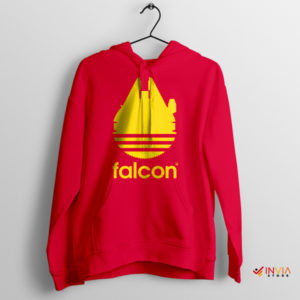 Original Millennium Falcon Adidas red Hoodie