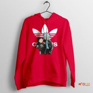 Rick Morty Season 6 Adidas Superstar Red Hoodie