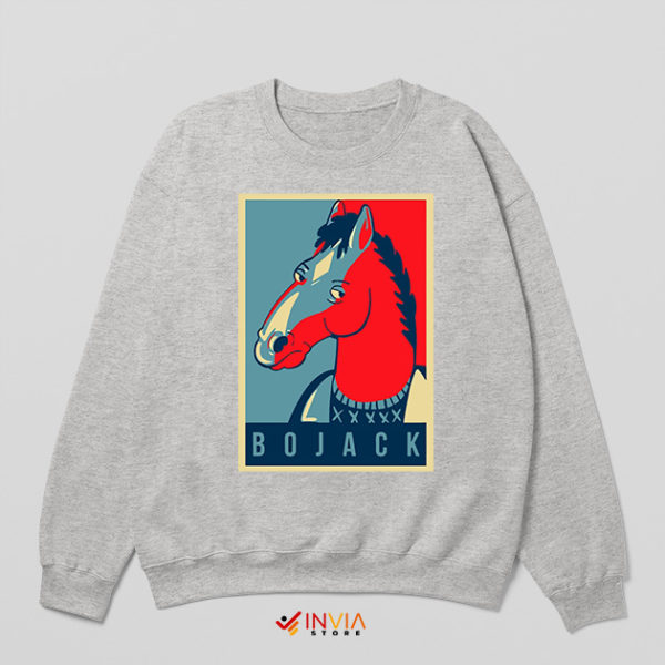 Seaosn 7 Bojack Horseman Fanart Sport Grey Sweatshirt