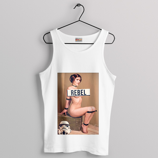 Sexy Leia Star Wars Queen Rebel Tank Top Naked