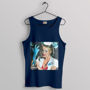 Sexy Nurse Blink182 Enema of the State Navy Tank Top