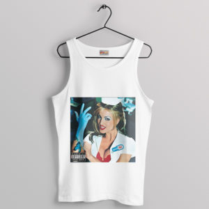 Sexy Nurse Blink182 Enema of the State White Tank Top