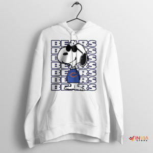 Snoopy x Chicago Bears Gear Graphic Hoodie Merch
