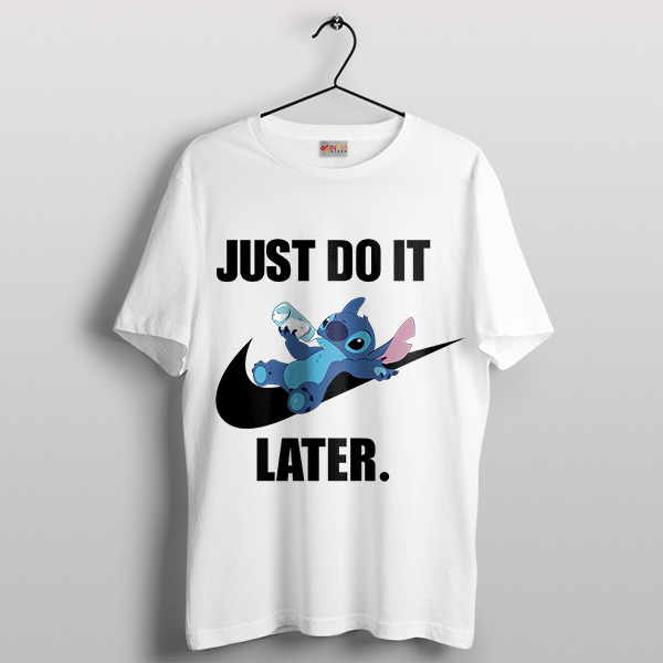 Stitch Inspired Just Do It Later T-Shirt Stuffed Animal