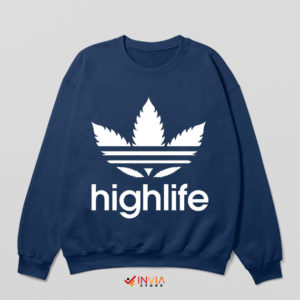 Style Adidas Highlife Weed Navy Sweatshirt