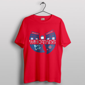 Tardis Costume Wu Tang Clan Red T-Shirt