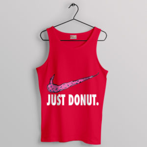 The Holy Donut Dunks Nike Logo Red Tank Top