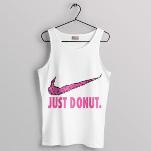 The Holy Donut Dunks Nike Logo White Tank Top