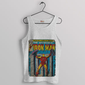 The Invincible Iron Man Sport Grey Movie Tank Top