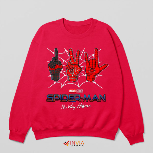 3 Spider-Man Peter Parker Hands Sweatshirt