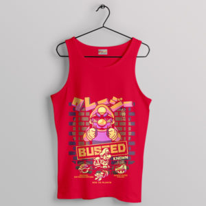 3D Super Mario Bros 1993 Busted Red Tank Top