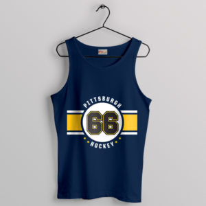 68 Pittsburgh Penguins Gear Jaromír Navy Tank Top