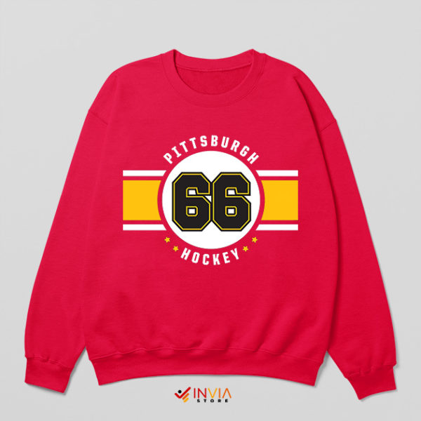 68 Pittsburgh Penguins Gear NHL Red Sweatshirt
