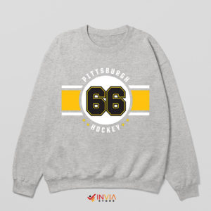 68 Pittsburgh Penguins Gear NHL Sport Grey Sweatshirt