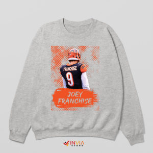 9 Joe Burrow Meme Franchise Sport Grey Sweatshirt