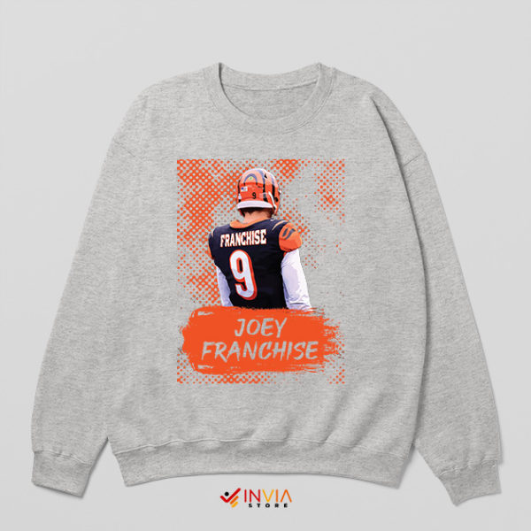 9 Joe Burrow Meme Franchise Sport Grey Sweatshirt