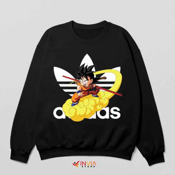 Adidas Anime Goku and Nimbus Black Sweatshirt