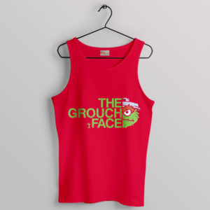 Adventure North Face The Grouch Scram Red Tank Top