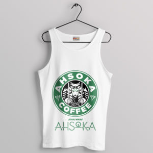 Ahsoka Tano Funny Starbucks Drinks Menu White Tank Top