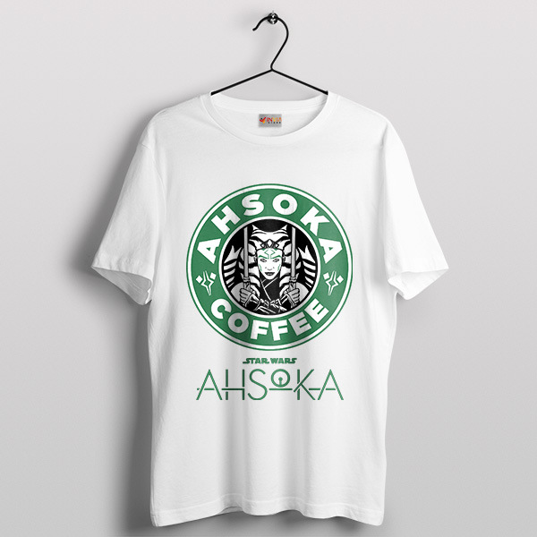 Ahsoka Tano Rebels Coffeehouse Logo White T-Shirt