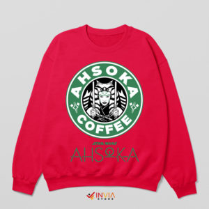 Ahsoka Tano Symbol Coffeehouse Red Sweatshirt