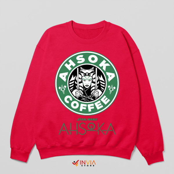 Ahsoka Tano Symbol Coffeehouse Red Sweatshirt