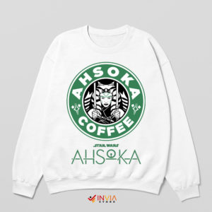 Ahsoka Tano Symbol Coffeehouse White Sweatshirt