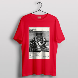 Album Long Live Asap Tracklist Songs Red T-Shirt