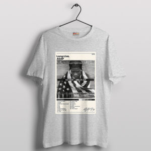 Album Long Live Asap Tracklist Songs Sport Grey T-Shirt