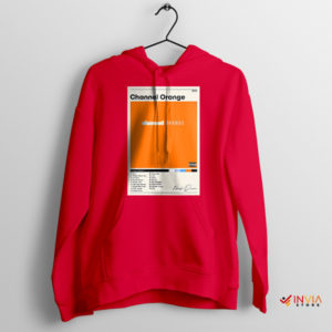 All Frank Ocean Albums Channel Orange Red Hoodie