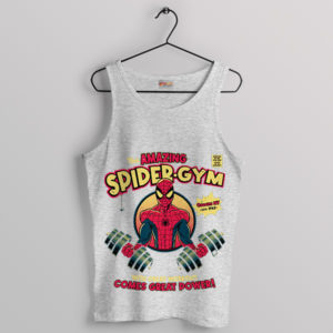 Amazing Spider-Man 3 Lifetime Gym Sport Grey Tank Top