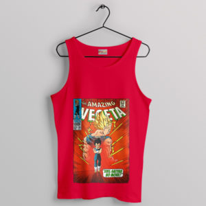 Amazing Super Saiyan God Vegeta Red Tank Top