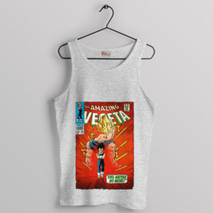 Amazing Super Saiyan God Vegeta Sport Grey Tank Top