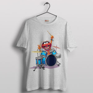 Animal Muppet that Plays the Drums Sport Grey T-Shirt