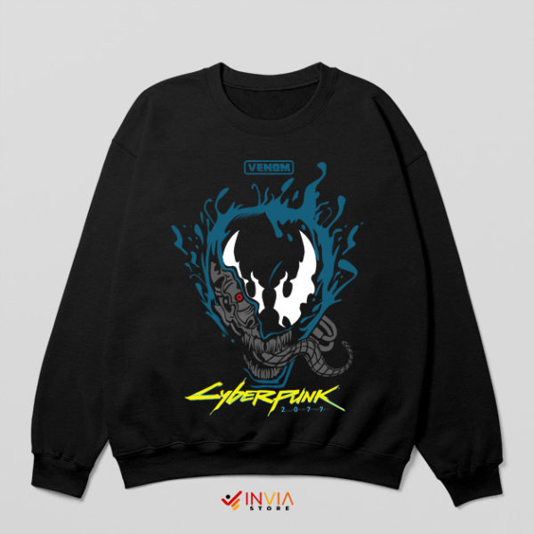 Anti Venom Marvel Cyberpunk 2077 Sweatshirt
