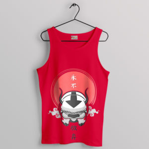 Appa Aang The Last Airbender Series Red Tank Top