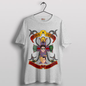 Appetite for Destruction Spider-Man Villains Sport Grey T-Shirt