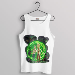 Ash Ketchum Pokemon Rick Morty White Tank Top