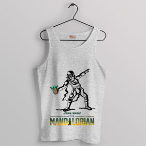 Baby Yoda Banksy Art Thrower Sport Grey Tank Top