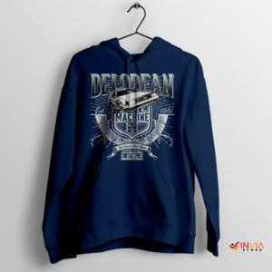 Back to the Future Delorean Machine Navy Hoodie