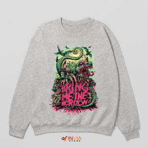 Band BMTH Album Graphic Art Sport Grey Sweatshirt