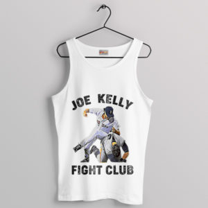 Baseball Pitcher Fight Club Joe Kelly White Tank Top