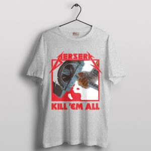 Berserk Art Kill 'Em All 40th Anniversary Sport Grey T-Shirt