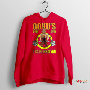 Best Goku Gym Motivation Training Insaiyan Red Hoodie