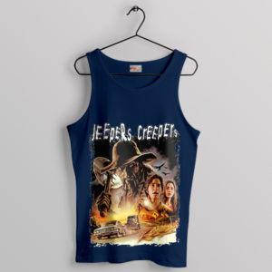 Best Horror Jeepers Creepers Halloween Navy Tank Top