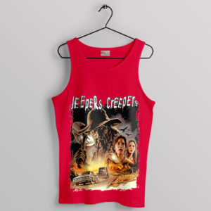 Best Horror Jeepers Creepers Halloween Red Tank Top