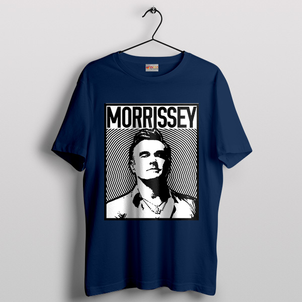 Best Morrissey Lyrics Poster Art Navy T-Shirt