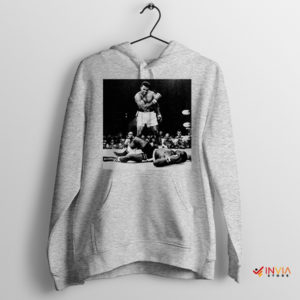 Best Muhammad Ali vs Sonny Liston Sport Grey Hoodie