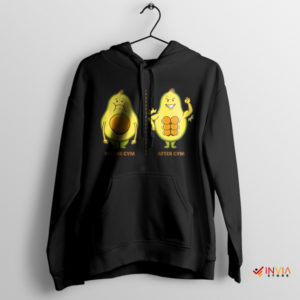 Best Pre Workout Avocado Gym Wear Black Hoodie