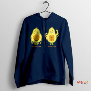 Best Pre Workout Avocado Gym Wear Navy Hoodie